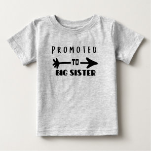 Gepromoveerd tot Big Sister Matching Sibling Baby