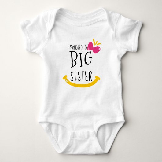 Gepromoveerd tot BIG Sister T-shirt (Voorkant)
