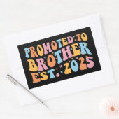 Gepromoveerd tot Broeder Est. 2025 III Rechthoekige Sticker (Envelop)