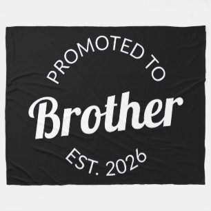 Gepromoveerd tot Broeder Est. 2026 I Fleece Deken