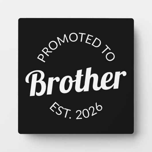 Gepromoveerd tot Broeder Est. 2026 I Fotoplaat (Voorkant)