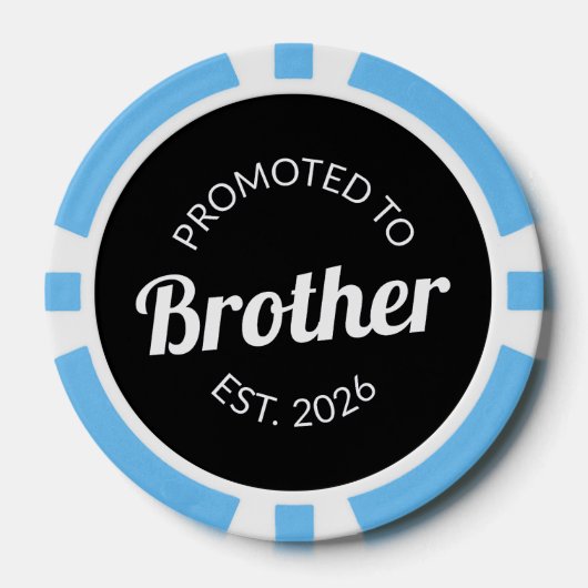 Gepromoveerd tot Broeder Est. 2026 I Poker Chips (Voorkant)