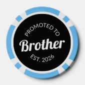 Gepromoveerd tot Broeder Est. 2026 I Poker Chips (Achterkant)