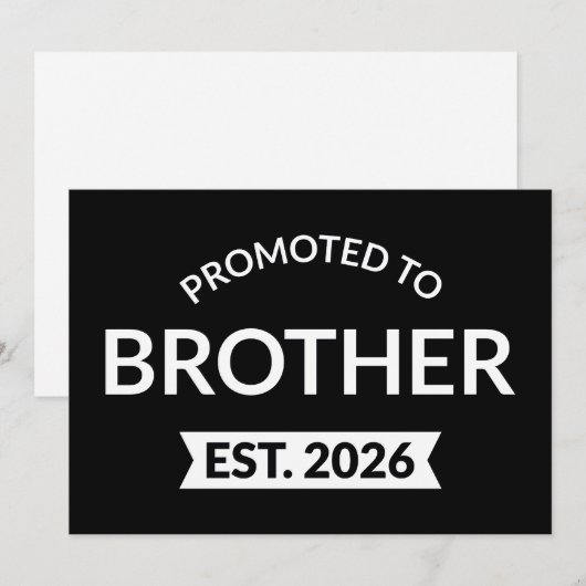 Gepromoveerd tot Broeder Est. 2026 II (Voorkant / Achterkant)