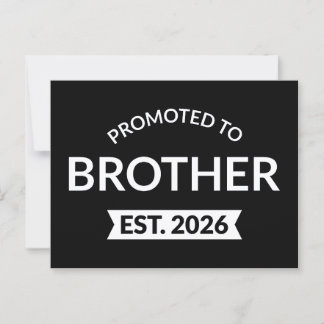 Gepromoveerd tot Broeder Est. 2026 II Briefkaart
