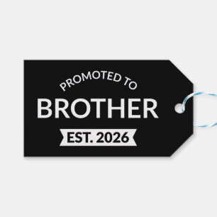 Gepromoveerd tot Broeder Est. 2026 II Cadeaulabel