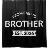 Gepromoveerd tot Broeder Est. 2026 II Douchegordijn (Voorkant)