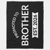 Gepromoveerd tot Broeder Est. 2026 II Fleece Deken (Voorkant)
