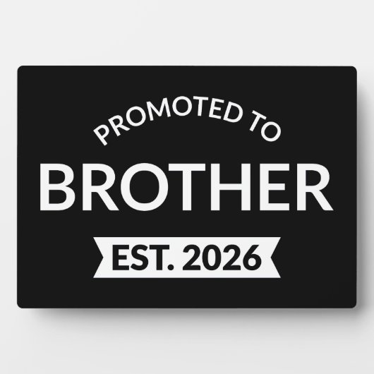 Gepromoveerd tot Broeder Est. 2026 II Fotoplaat (voorkant)