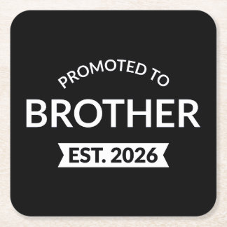 Gepromoveerd tot Broeder Est. 2026 II Kartonnen Onderzetters