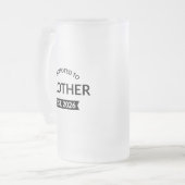 Gepromoveerd tot Broeder Est. 2026 II Matglas Bierpul (Voorkant links)