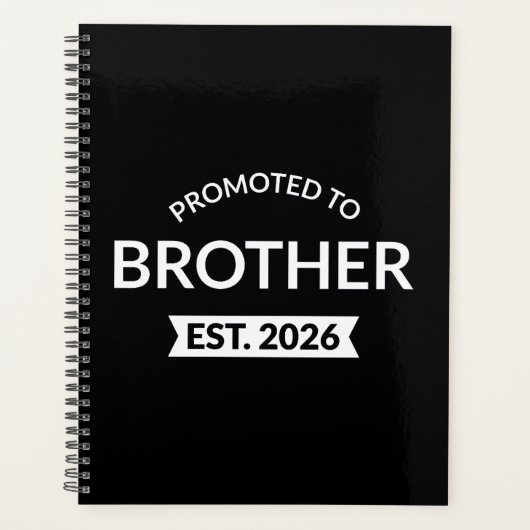 Gepromoveerd tot Broeder Est. 2026 II Planner (Voorkant)