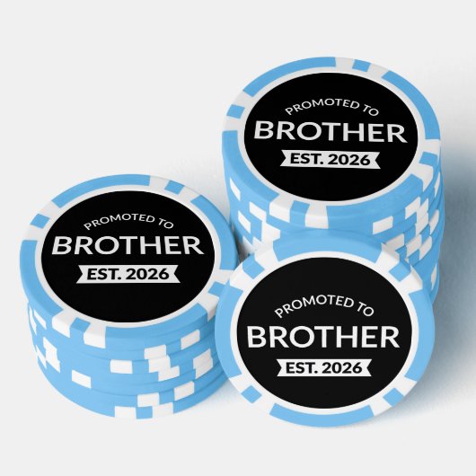 Gepromoveerd tot Broeder Est. 2026 II Poker Chips (Opstapeling)