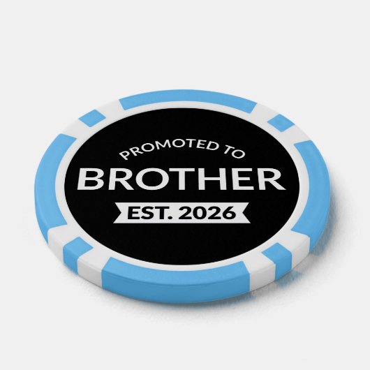 Gepromoveerd tot Broeder Est. 2026 II Poker Chips (Enkel)