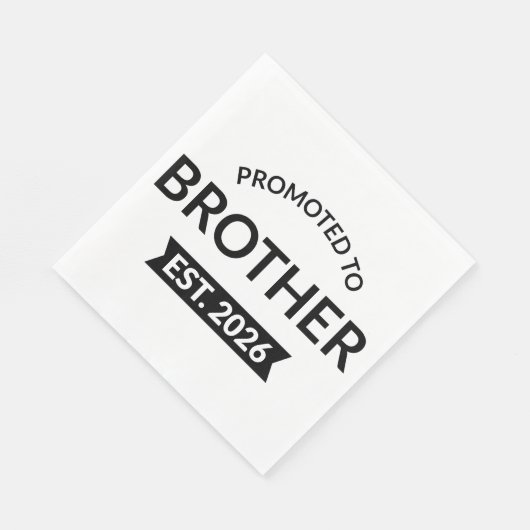 Gepromoveerd tot Broeder Est. 2026 II Servet (Hoek)