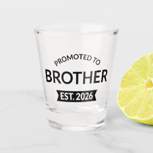 Gepromoveerd tot Broeder Est. 2026 II Shot Glas