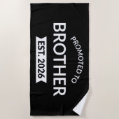 Gepromoveerd tot Broeder Est. 2026 II Strandlaken (Voorkant)