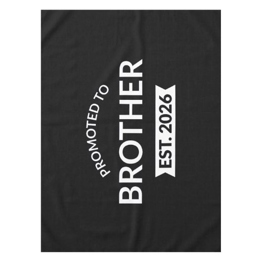 Gepromoveerd tot Broeder Est. 2026 II Tafelkleed (Voorkant)