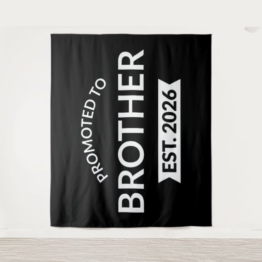 Gepromoveerd tot Broeder Est. 2026 II Wandkleed (Voorkant)