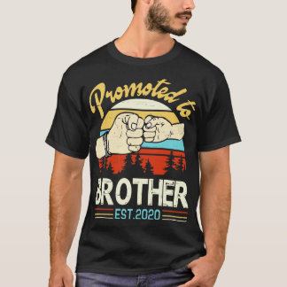 Gepromoveerd tot Broer EST 2020 Gelukkige Vader Ou T-shirt