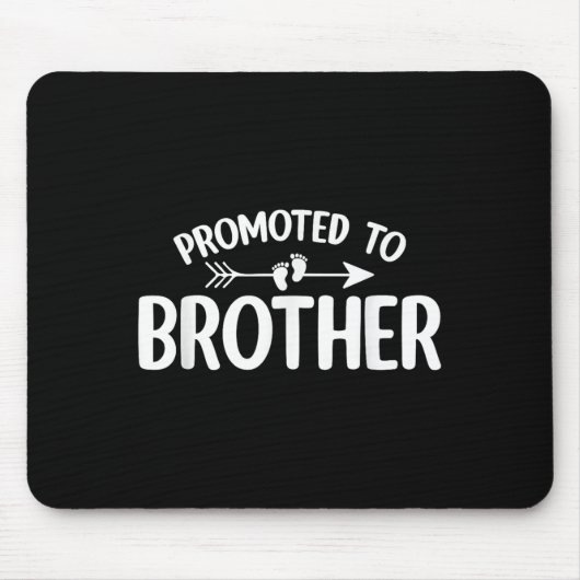 Gepromoveerd tot Brother Funny Zwangerschapsaankon Muismat (Voorkant)