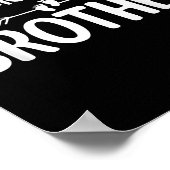 Gepromoveerd tot Brother Funny Zwangerschapsaankon Poster (Hoek)