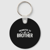 Gepromoveerd tot Brother Funny Zwangerschapsaankon Sleutelhanger (Voorkant)