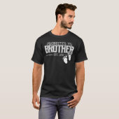 Gepromoveerd tot Brother Zwangerschap Aankondiging T-shirt (Voorkant volledig)