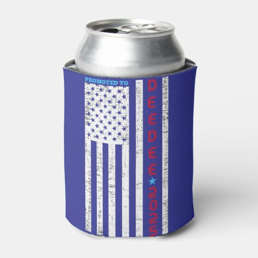 Gepromoveerd tot Dee-Dee Daddy First Time Dad Blikjeskoeler (Blikje Voorkant)