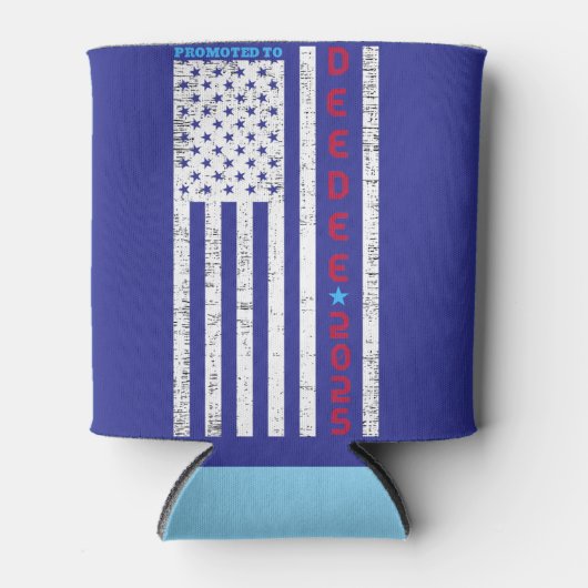 Gepromoveerd tot Dee-Dee Daddy First Time Dad Blikjeskoeler (Voorkant)