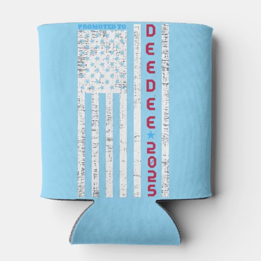 Gepromoveerd tot Dee-Dee Daddy First Time Dad Blikjeskoeler (Achterkant)