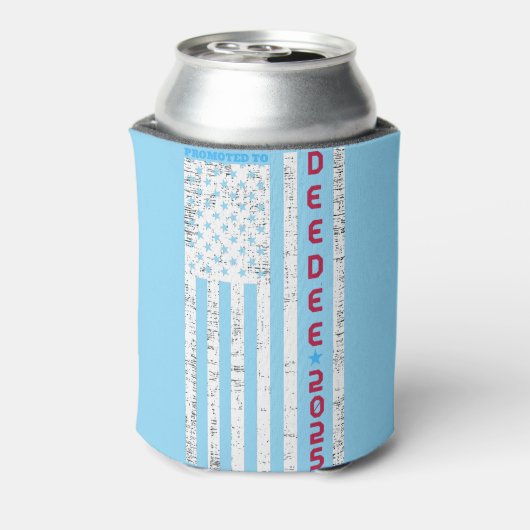 Gepromoveerd tot Dee-Dee Daddy First Time Dad Blikjeskoeler (Blikje Achterkant)