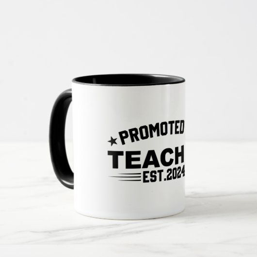 Gepromoveerd tot docent EST.2024 Mok (Voorkant links)