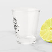 Gepromoveerd tot echtgenoot | Huwelijkscadeau Shot Shot Glas (Rechts)