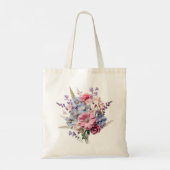 Gepromoveerd tot Geweldige oma Gepersonaliseerde C Tote Bag (Achterkant)
