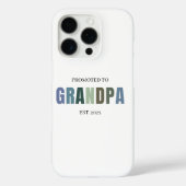 Gepromoveerd tot Grandpa EST 2025 | Custom Case-Mate iPhone Case (Achterkant)