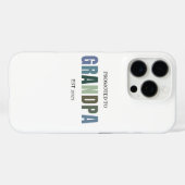 Gepromoveerd tot Grandpa EST 2025 | Custom Case-Mate iPhone Case (Achterkant (horizontaal))