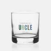 Gepromoveerd tot Grandpa EST 2025 | Gepersonalisee Whisky Glas (Voorkant)