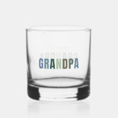 Gepromoveerd tot Grandpa EST 2025 | Gepersonalisee Whisky Glas (Achterkant)