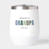 Gepromoveerd tot Grandpa EST 2025 | neutrale paste (Voorkant)
