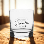 Gepromoveerd tot Grandpa EST 2025 | Nieuwe opa Whisky Glas