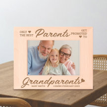 Gepromoveerd tot grootouders Aangepaste Baby Aanko