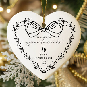 Gepromoveerd tot Grootouders Kerst Ornament