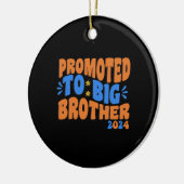 Gepromoveerd tot grote broer 2024, Big Brother Keramisch Ornament (Links)