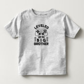 Gepromoveerd tot grote broer kinder shirts (Voorkant)