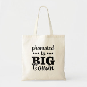 Gepromoveerd tot grote neef voor peuter meisjes of tote bag