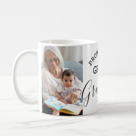 Gepromoveerd tot Grote Oma 2 Fotocollage Koffiemok (Links)