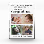 Gepromoveerd tot Grote Oma 4 Afbeelding Collage Wi Fotoblokken (Voorkant)