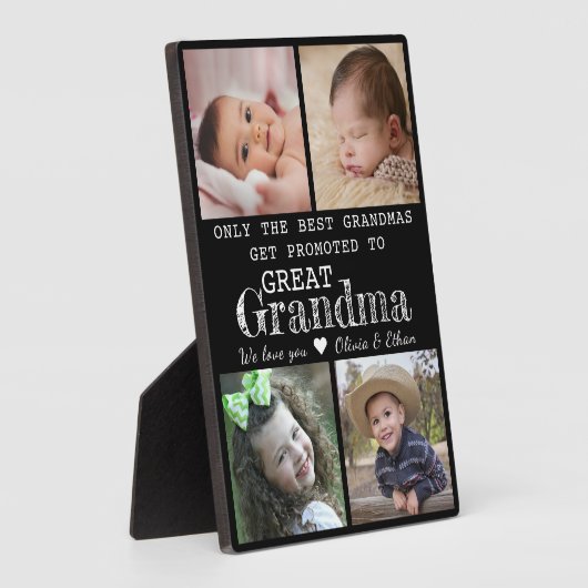 Gepromoveerd tot Grote Oma 4 Fotocollage Fotoplaat (Zijkant)