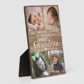 Gepromoveerd tot Grote Oma 4 Fotocollage Hout Fotoplaat (Zijkant)